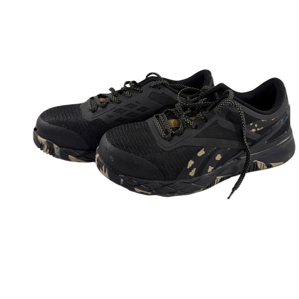 Reebok Work Nano X1 Adventure Composite Toe Shoes Black Camo RB366 Womens 10W